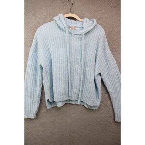 Altar'd State Intimates Women's Hooded Long Sleeve Lounge Top-Size Medium-Soft